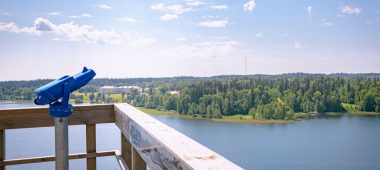 Tempļakalnsi park ja Aluksne vaatetorn