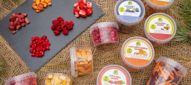 Rohelised avatud külmkuivatatud tooted